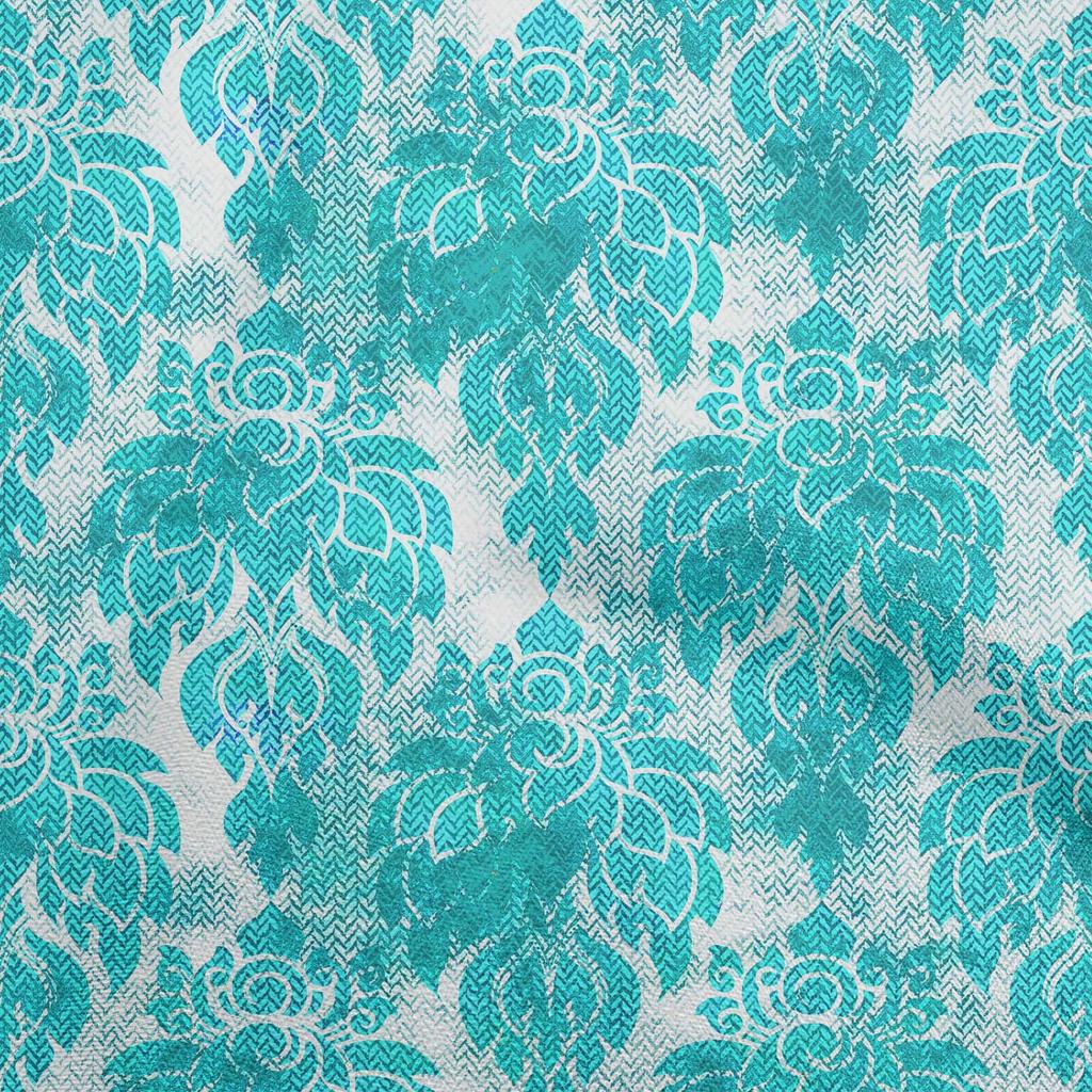 oneOone Bomull Flex Green Stoff Damask Stoff For Sying Trykt Craft Stoff By The Yard 40 tommer