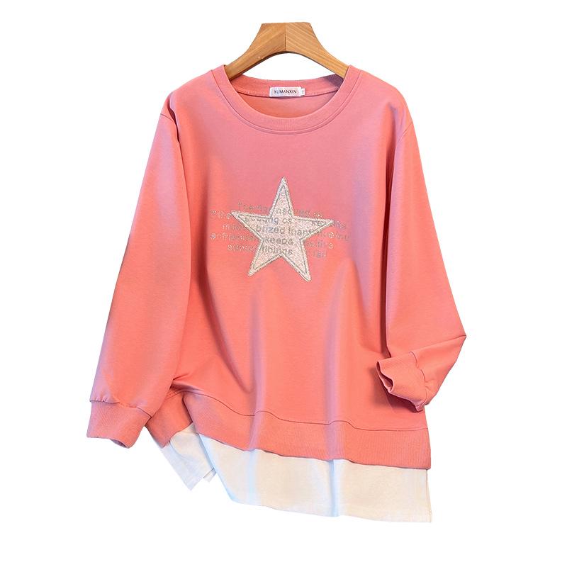 Plus Size Autumn Hoodie - 200/350 Jin, Loose Fit, Bust 150/160