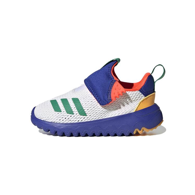 Adidas Suru365 Slip On Low top Casual Shoes Blue Orange Infant And Toddler HP7739 24
