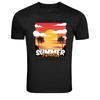 California Beach Summer Paradise Sunset Graphic T Shirt