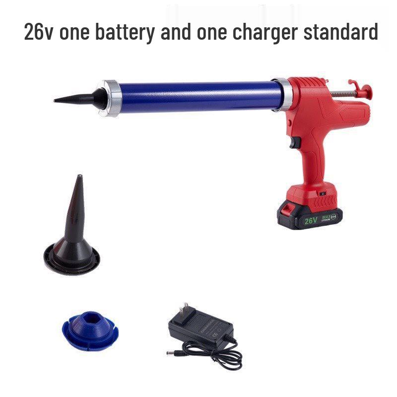 Rechargeable Electric Caulk Gun: Fully Automatic Lithium Battery Adhesive Dispenser