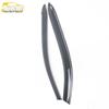 Maxus 13 G10 Plastic Rain Guards with Bright Strips - Exterior Trim Accessories