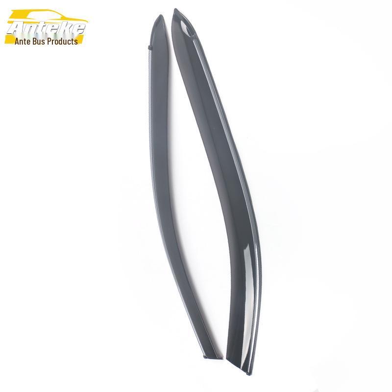 Maxus 13 G10 Plastic Rain Guards with Bright Strips - Exterior Trim Accessories
