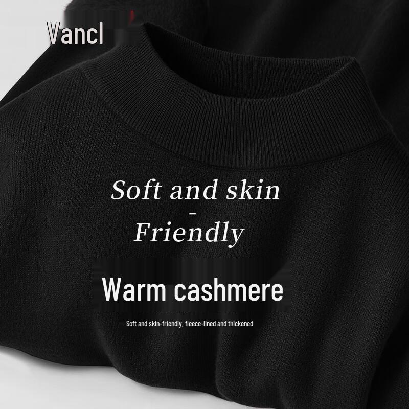 

VANCL Men s Half-High Neck Thermal Knit Sweater XL