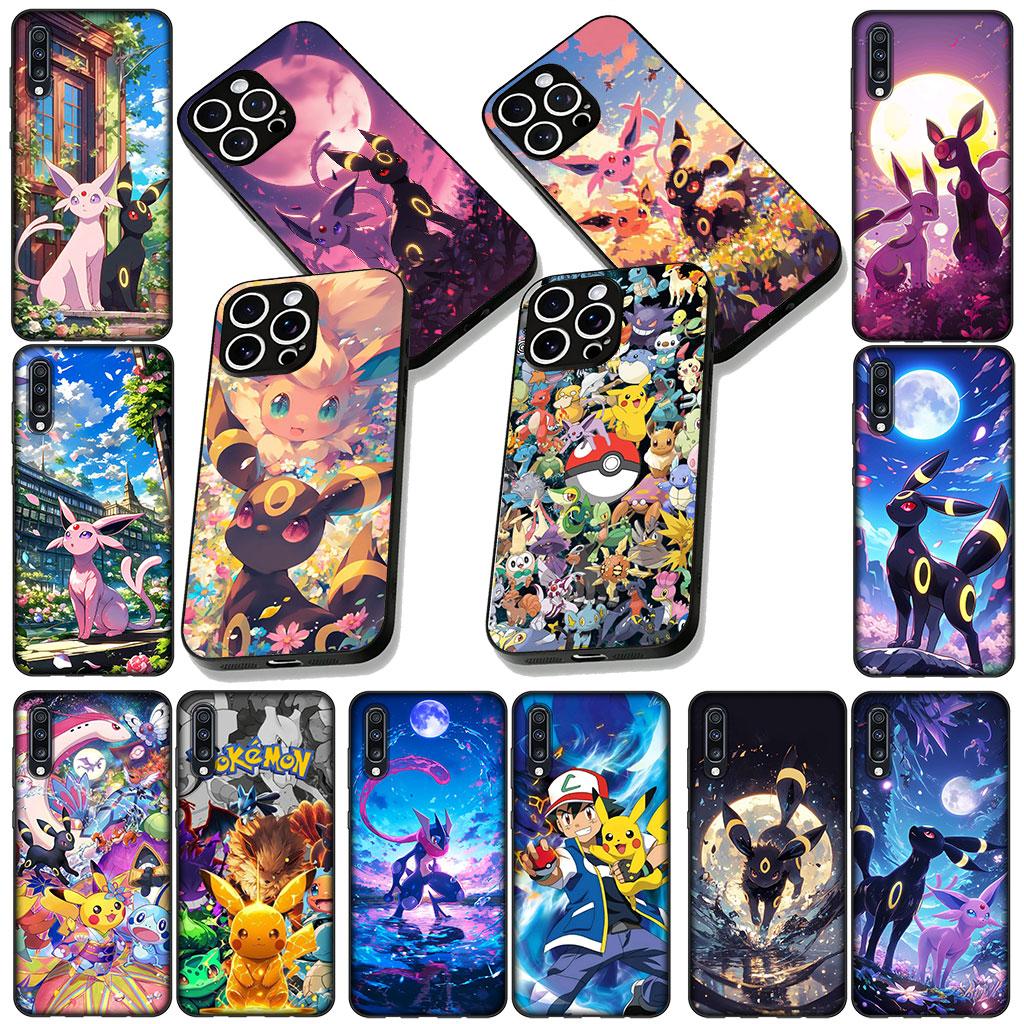 Cover for Samsung Galaxy S22 S21 S20 FE Ultra Plus A35 A36 A55 A37 A33 A34 A57 Phone Case Espeon P-Pokemons Umbreon P-Pikachus