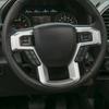 For F-150 Silver Steering Wheel Cover Trim for 15+Ford F150 F250 F350 Super Duty