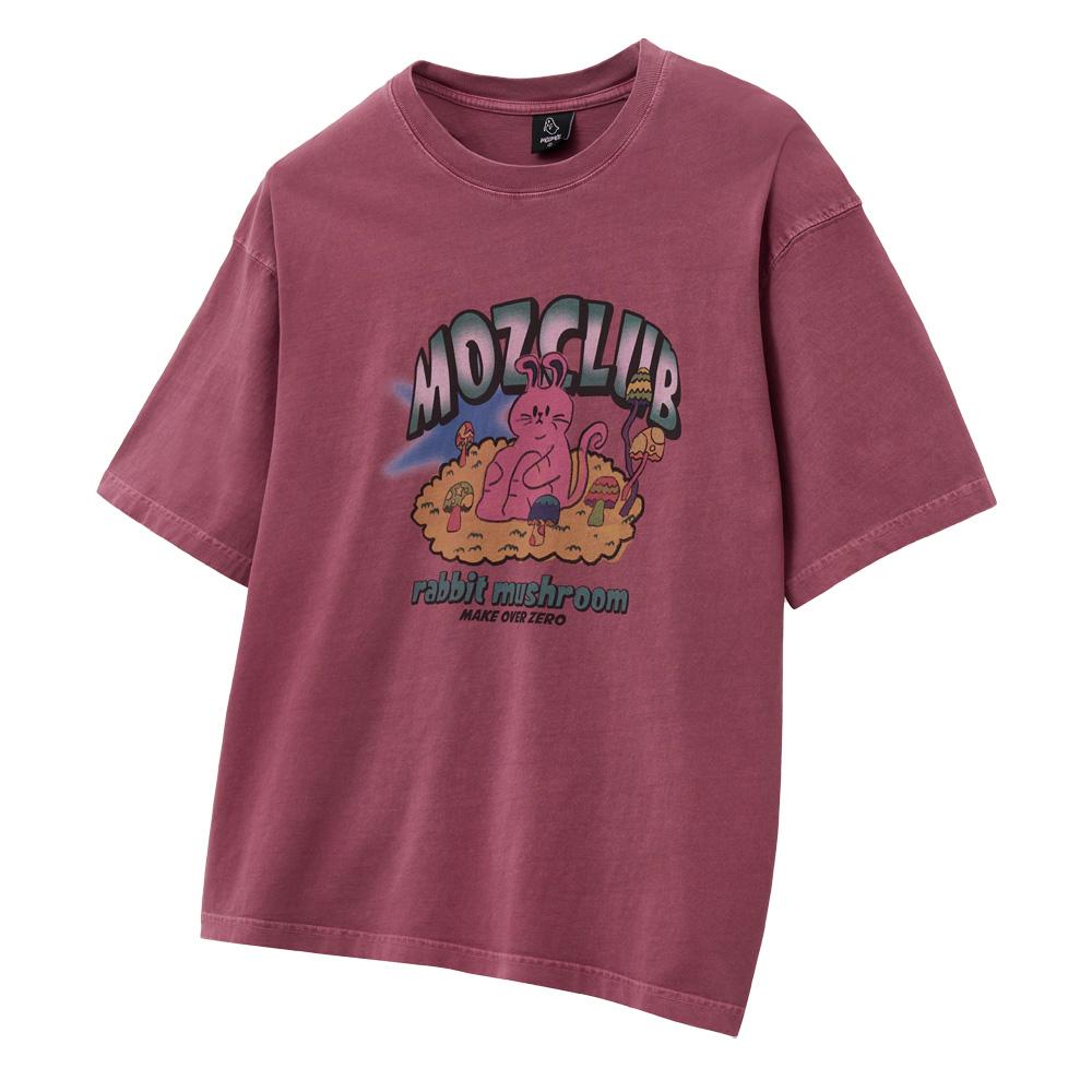 MOZMOZ [Set] Graphic Pigment Oversized Short Sleeve T-Shirt Part05