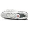 Nike Shox R4 White Metallic Women Sneakers Metallic-Silver Max-Orange AR3565-101