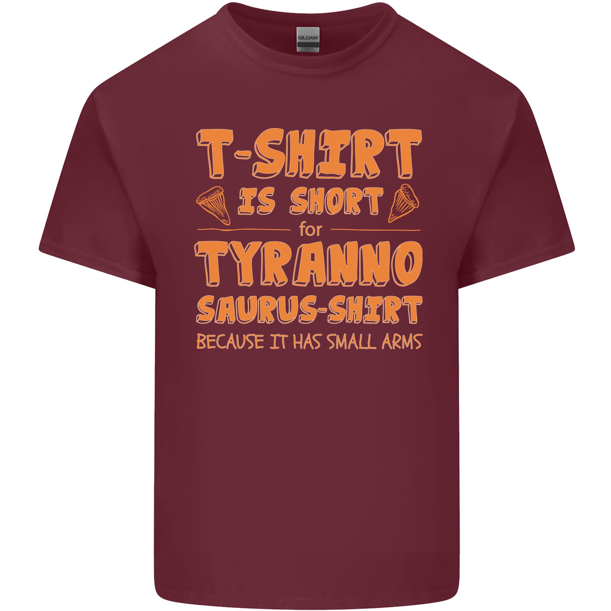 Funny TRex Dinosaur Unisexs Light Cotton TShirt S