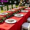 20pcs Disposable Napkins with Santa Claus, Christmas Tree Print for Wedding,Parties,and Daily Use for Thanksgiving Fall Christmas Table Decoration