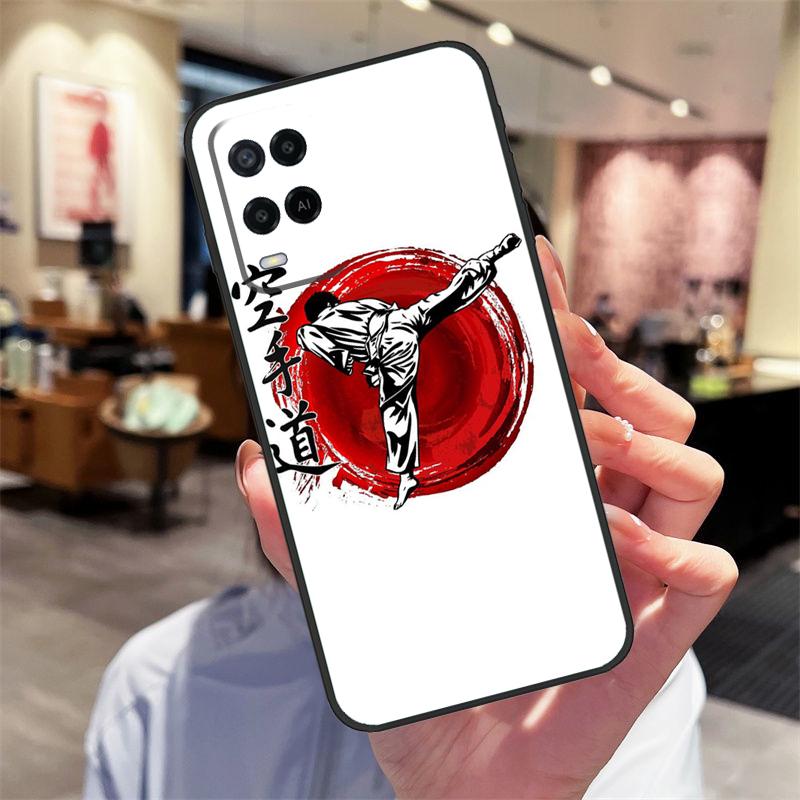Kung Fu Karate Taekwondo Martial Case For Oppo A94 A54 A40 A60 A80 A98 A78 A18 A38 A58 A16 A76 A96 A17 A77 A74 A57S A15 Cover
