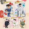 120Pcs/Set  Box Genuine Card Detective Conan Classic Anime Characters Shinichi Ran Touichi Rei Shuichi Children's Gift