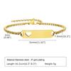Free Customize Mom Lover Stainless Steel Heart Bracelets, Personalized Cuff Bangle Girls Boys Name Date Wristband