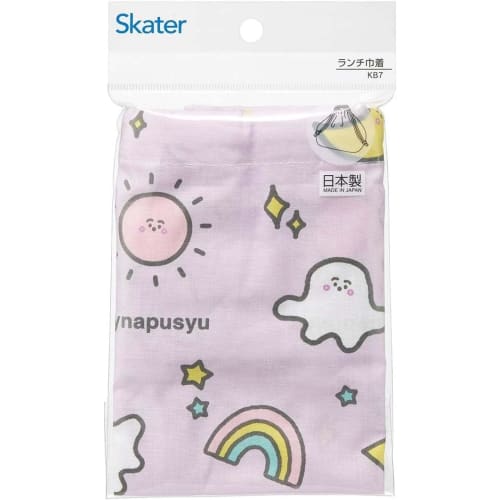 Skater Children's Lunch Box Drawstring Bag with Gusset Kids Made In Japan Shinapushu Girls KB7