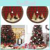 Elegant Christmas Tree Skirt Made Of Soft Fabric With Intricate Patchwork Embroidery