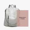 Korean Style Women's Soft Leather Anti-theft Backpack - Versatile, Large Capacity, Double Shoulder for Casual Travel, 2026 Summer