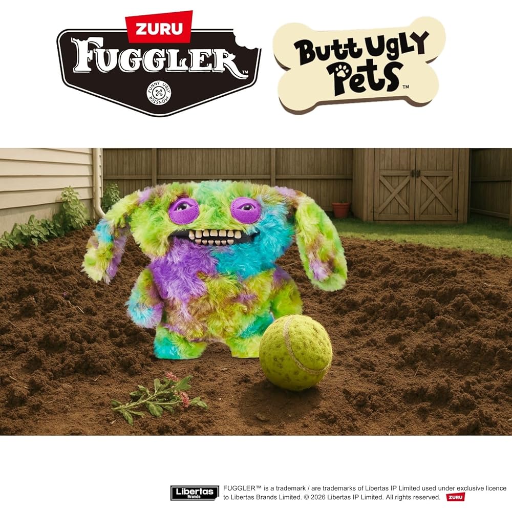 Fuggler Butt Ugly Pets Count Underoo McGoo Cockapoo Plush Toy 15731L Official Product
