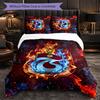 Biancheria da letto a tema Trabzonspor FC Set 3 Pezzi Copripiumino Biancheria da letto Decorativa per Camera Adolescenti Decorazione Casa