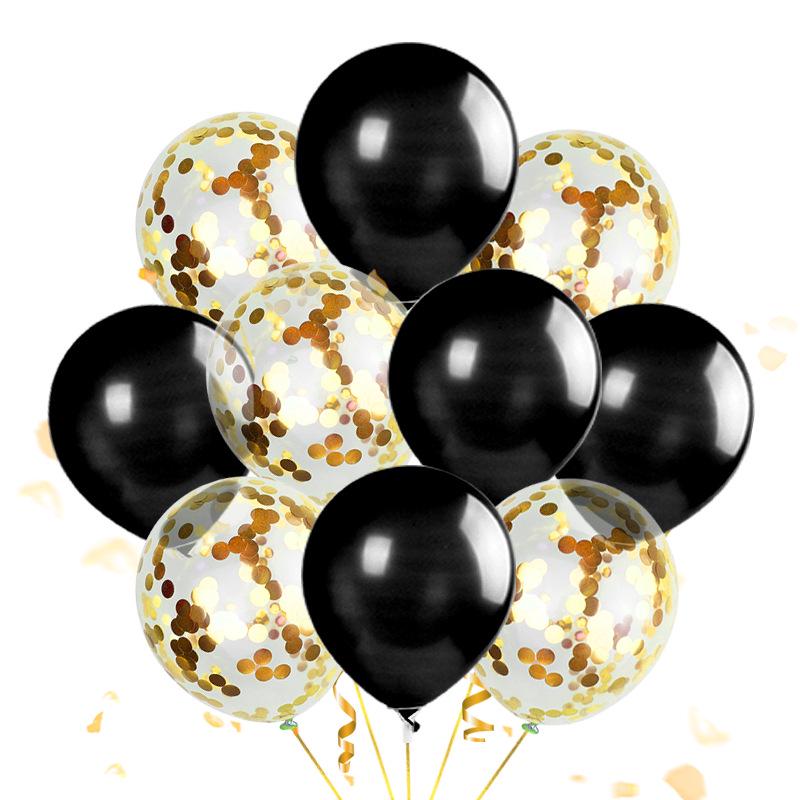 Decorative Latex Confetti Balloons Set for Birthdays and Weddings