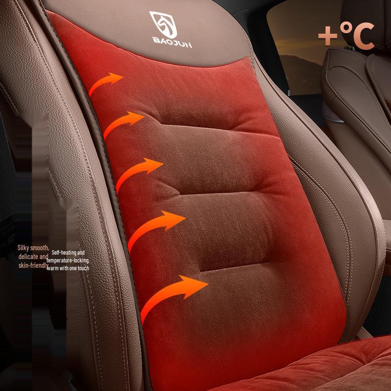 Baojun KIWI Winter Flannel Plush Car Seat Cushion