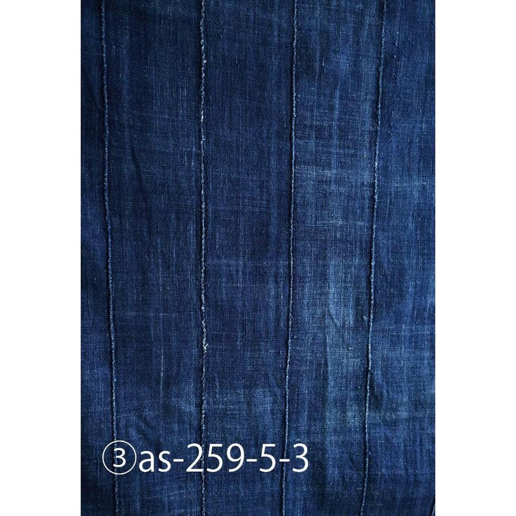 Used Africa Burkina Faso Mossi people / Light blue indigo large cloth / stole