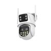 iCSee Dual Lens 6MP Wireless Surveillance Camera with 8x HD Zoom