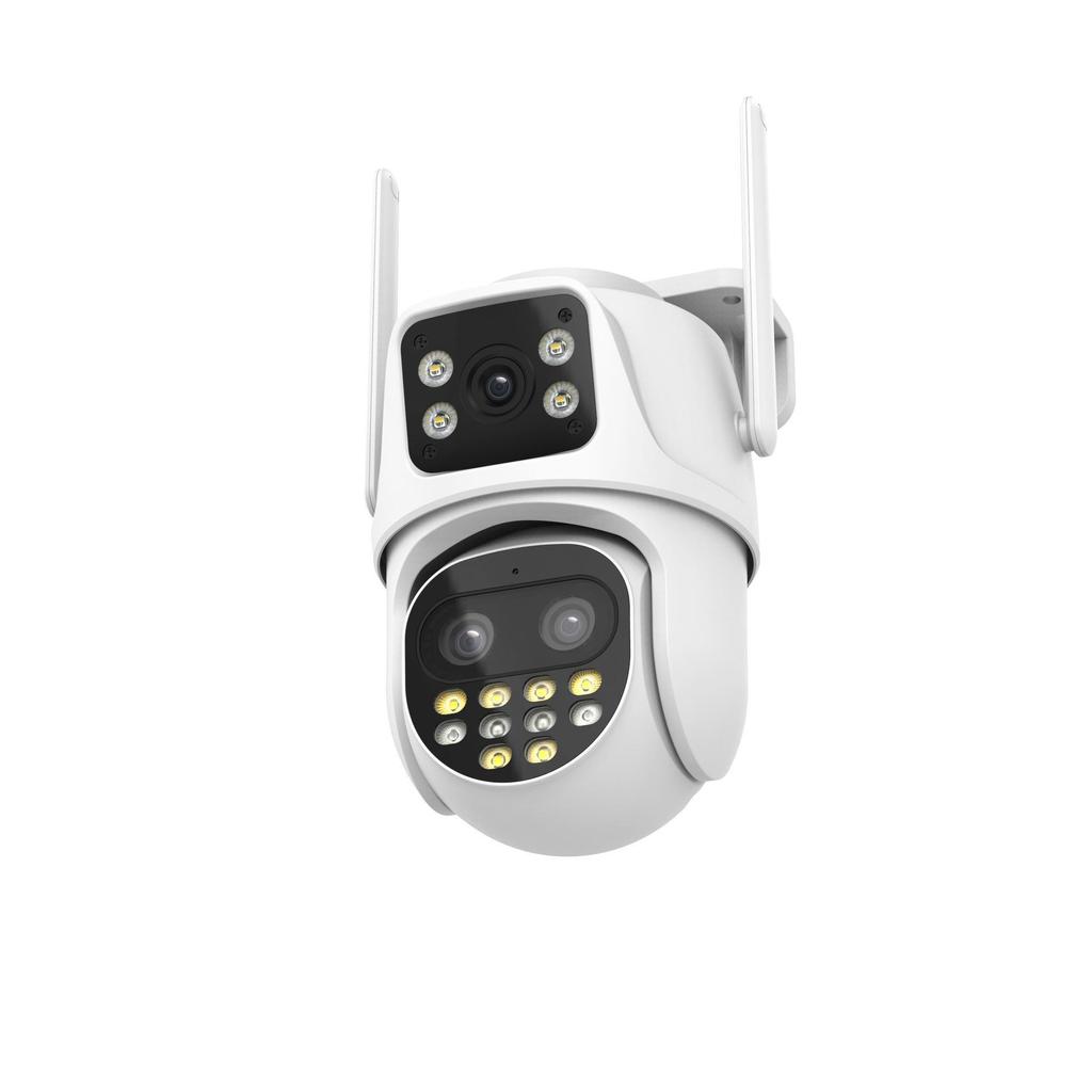 iCSee Dual Lens 6MP Wireless Surveillance Camera with 8x HD Zoom