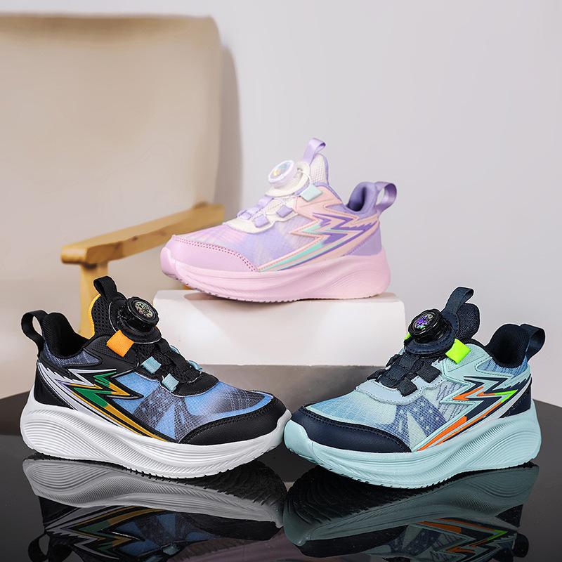 Children's mesh breathable sports classmates Boys 2025 spring and autumn non-slip girls running shoes trend versatile casual shoes