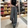 High-Waisted Casual Pleated Pants - Trendy, Loose-Fit, Meat-Concealing Sportswear for Spring and Autumn.