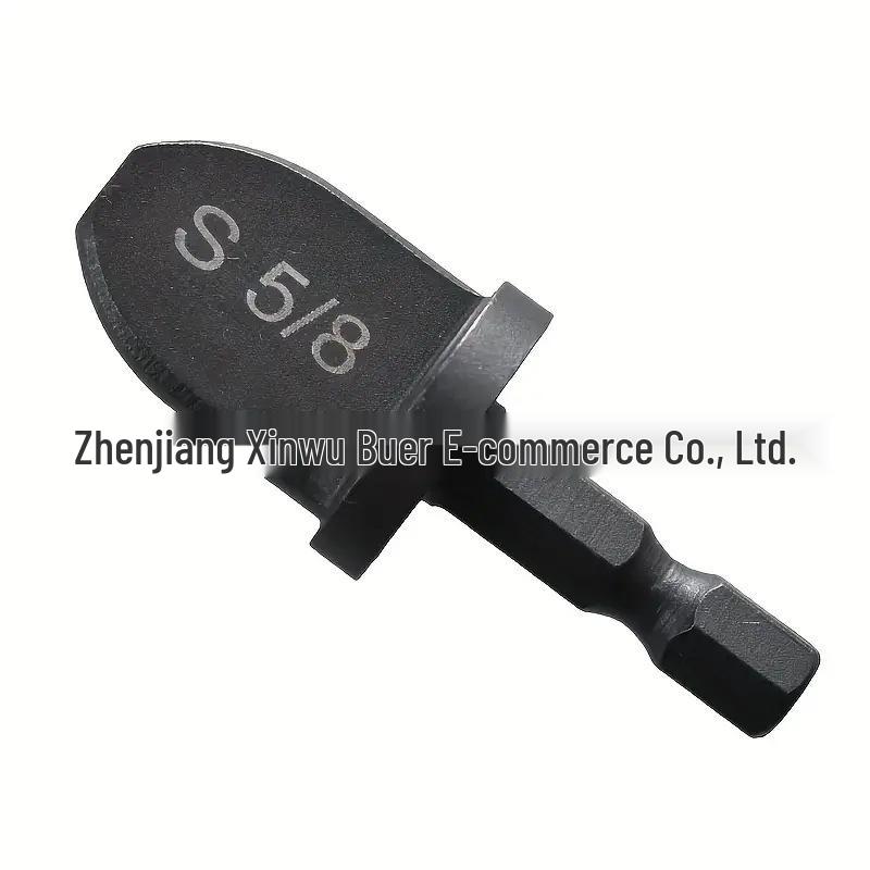 6-Piece Imperial Flaring Tool Set: Black Triangular Hex Shank Tube Expander for Air Conditioning & Copper Tube Repair