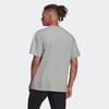 Adidas Drop Shoulder Sleeve T Shirt Men's Gray HE4365