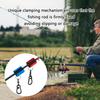 Fly Fishing Accessories Aluminum Fly Rod Holder Creek Rod Clip Portable Fishing Rod Clip Wearable Fishing Rod Holder