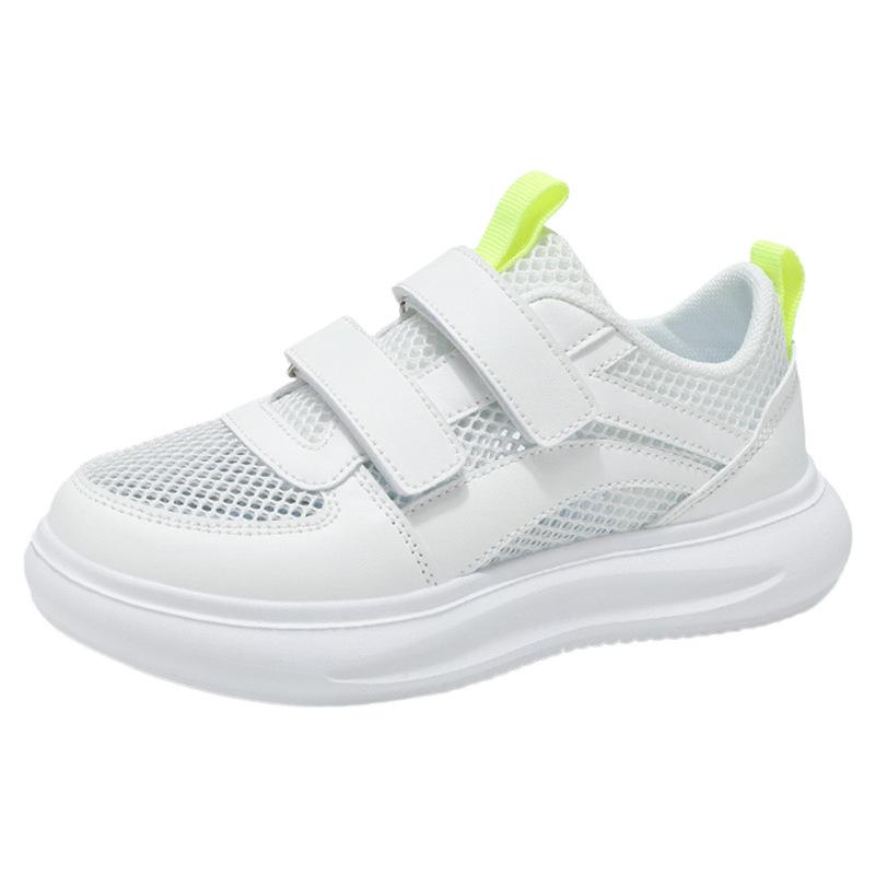Classmates Boys Spring and Autumn 2025 New Children's Sports Little White Board Shoes Middle and Older Children's Students Mesh Breathable Mesh Shoes