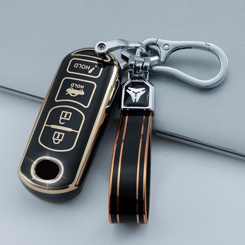 4Button Tpu Car Key Cover Fob Case Shell Fob Holder For Mazda 2 3 5 6 Cx-3 Cx-5 Cx-7 Cx-9 Atenz Speed Miata Mx5 Axela Cx4