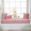 New Winter Plush Solid Color Quilted Cotton Tatami Window Sofa Cushion Semi-finished Sofa Cover Fabrics