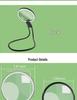 Sank 8039-6 Neck-Hanging Rechargeable LED Magnifier with 24 Lights, 130mm HD Lens, Round Frame Reading Stand