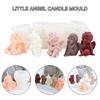 Scented Candle Soap Resin Mold 3D Angel Silicone Mould Clay Supplies Chocolate DIY Fondant Cake