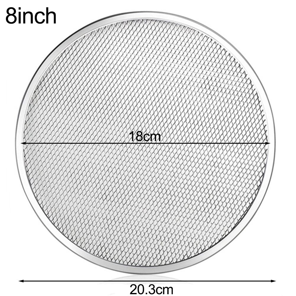 Commercial Style Aluminum Mesh Pizza Screen for Home Oven Baking Tasks