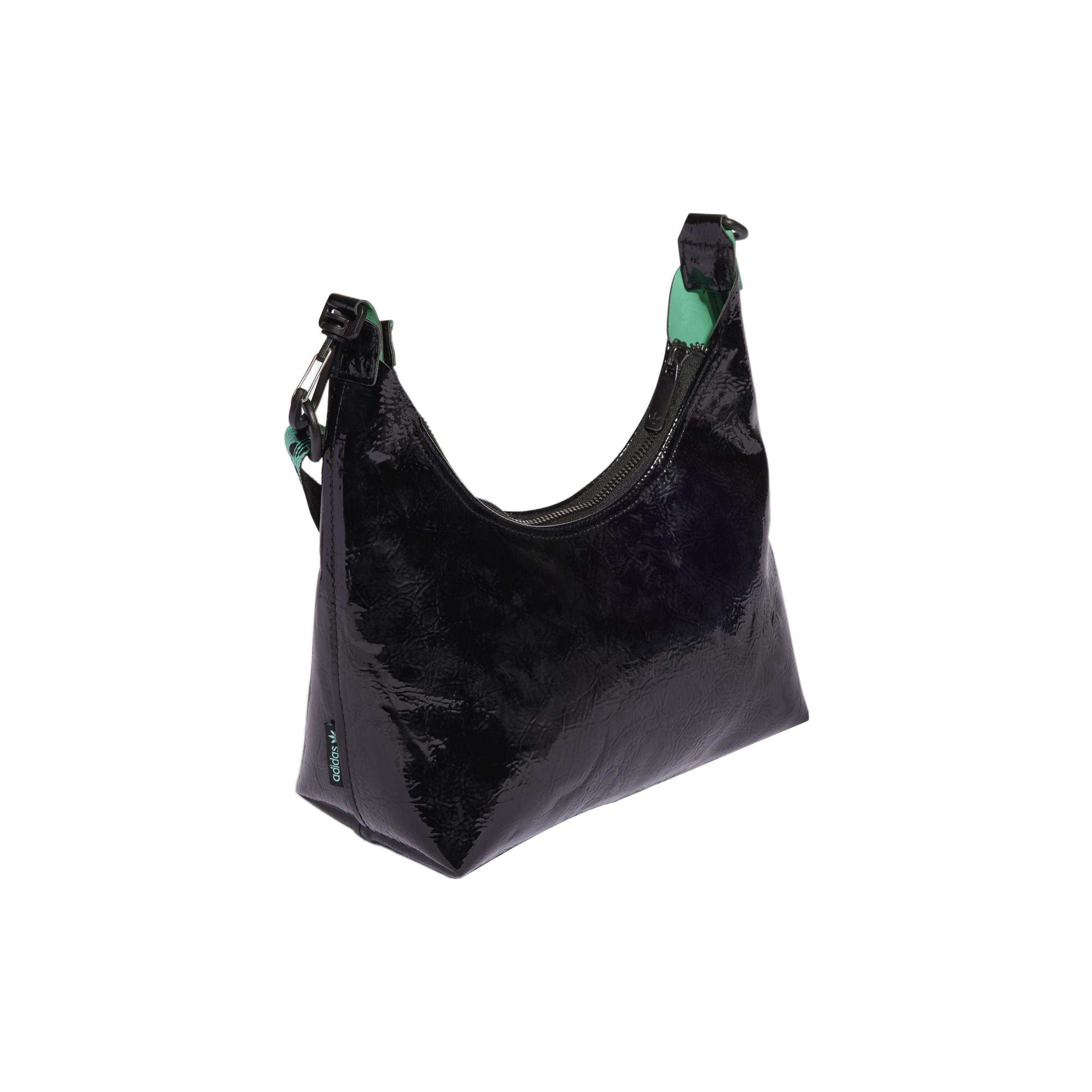 

Новая полиуретановая сумка-слинг Adidas для ручной клади, женская, черная HE9776 24.9*9.9*15.0CM