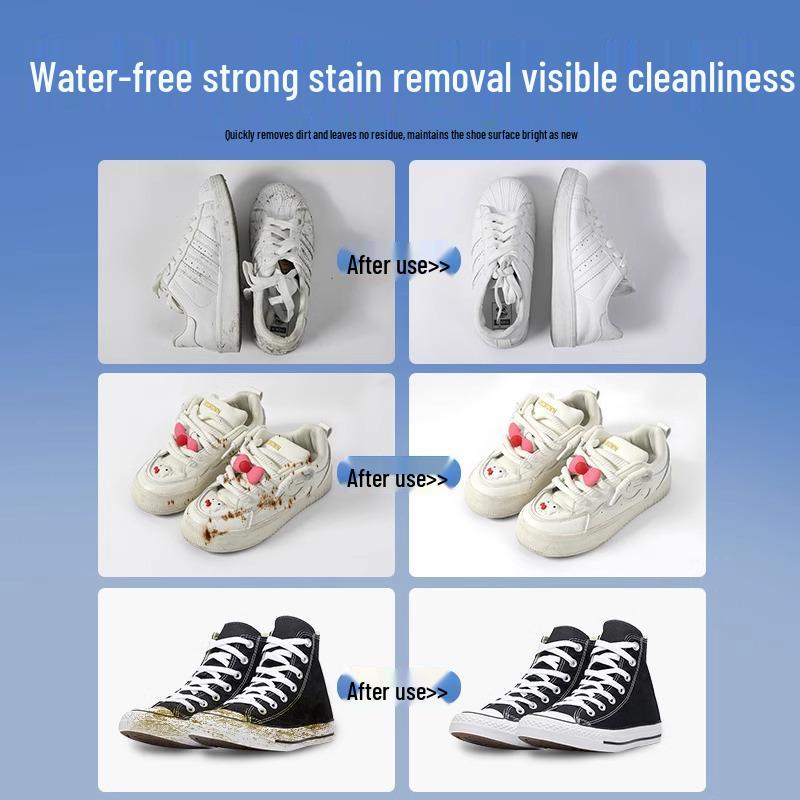 Sneaker & Shoe Cleaning Wipes - Portable Stain Remover for White Shoes