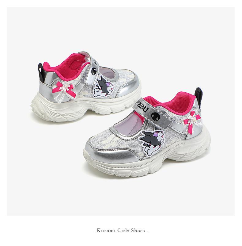 Kulomi Children's Shoes Sweet Girls' Stylish Sports Shoes 2026 Summer New Soft Soled Hollow Breathable Sandals
