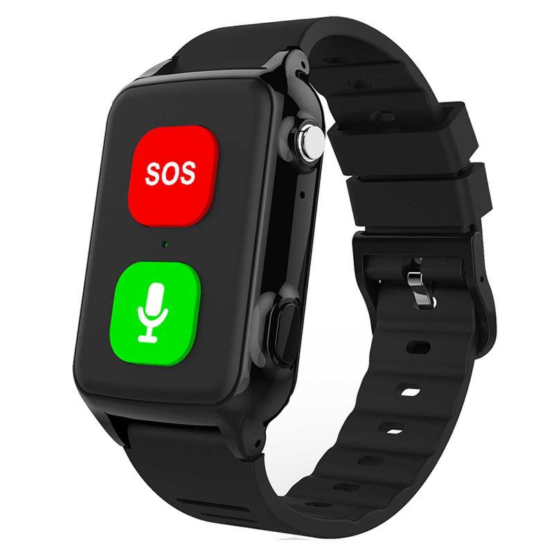 

4G GPS Smart Positioning Watch for Seniors with Heart Rate, Blood Pressure, and Body Temperature Monitoring.