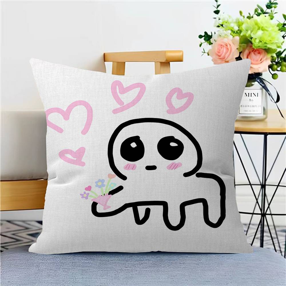 TBH Autism Creature Yippee Pillow Cover Sofa Cushion Cover Home Room Decoration Children Gift