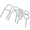 Plant Trellis for Indoor Climbing Plants Houseplant Outdoor Garden Potted Plants Metal 4 Patterns