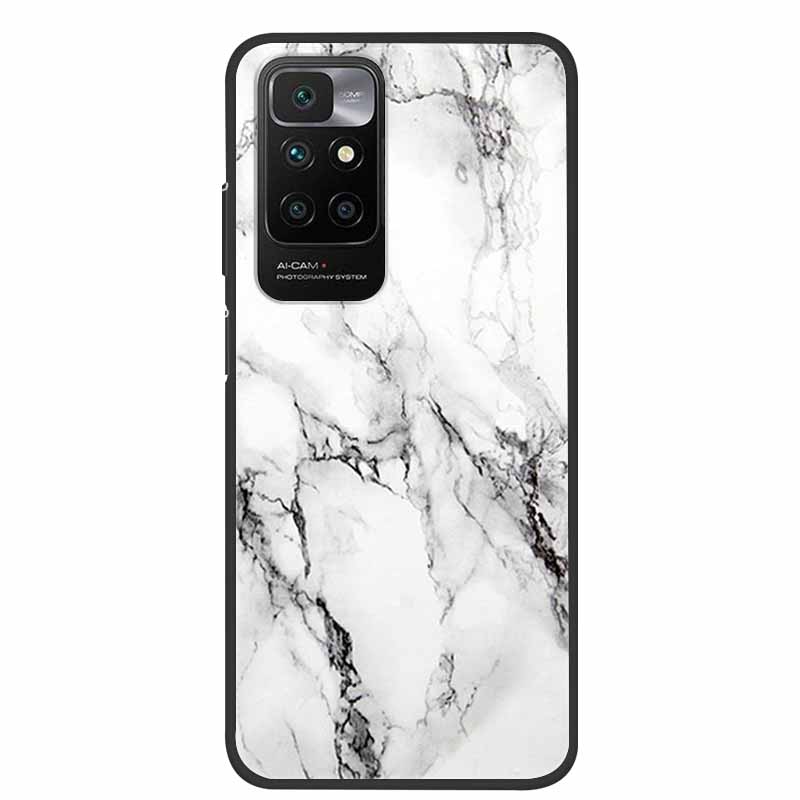 For Xiaomi Redmi 10 Case Marble Soft Silicone Back Case for Xiomi Redmi 10 Phone Cover Redmi10 Prime 2022 Global Coque Funda Bag