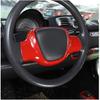Strip Cover Trim For Benz Smart Fortwo Car Steering Wheel Bright Red 2009-2015