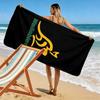 Australische Wallabies Druck Strandtuch, Großes Weiches Schnelltrocknendes Handtuch für Strand Camping Schwimmen