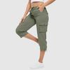 Womens Capris With Pockets Loose Fit Casual  Pants Dressy Lightweight Ladies Baggy Cargo Pants For Hiking