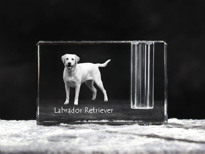 Labrador Retriever I – Pen stand, crystal organiser with dog photo | Art-Dog