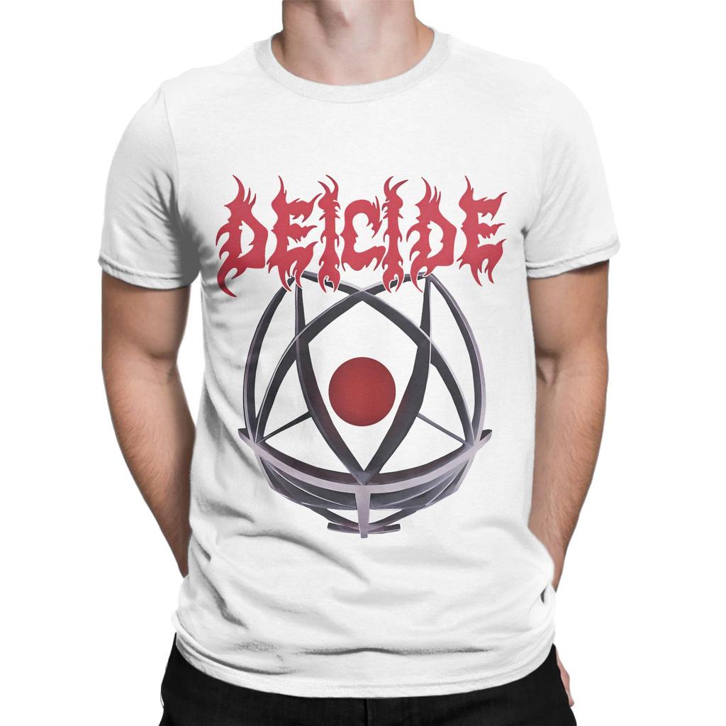Deicide Logo Novelty 100% Baumwolle T-Shirt Deicide T-Shirts Oberteile Für Unisex